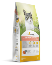 Cat Classic Adult With Salmon Flavor 2 Kg Bag